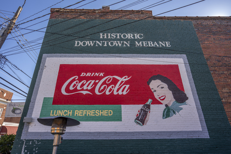 Mebane, NC Coca-Cola Sign